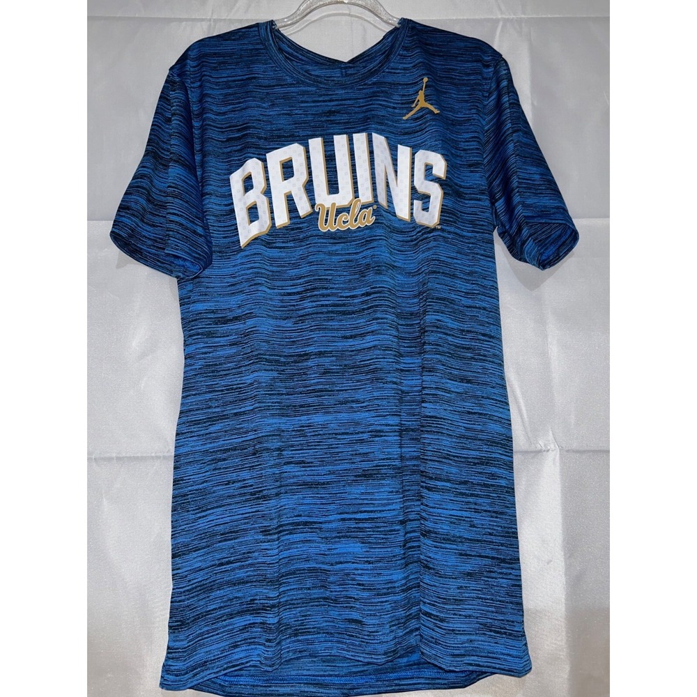 UCLA Bruins Performance Nike Air Jordan T-Shirt  Blue Athletic Basketball, Small